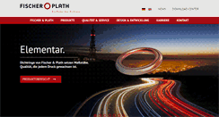 Desktop Screenshot of fischer-plath.com