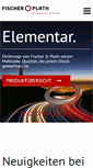 Mobile Screenshot of fischer-plath.com